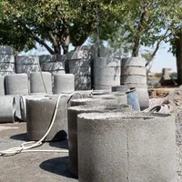 تولید انواع جدول و بلوک پرسی کول چاه لوله سیمانی|مصالح و تجهیزات ساختمان|قزوین, |دیوار