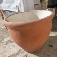 گلدان بزرگ سفالی|گل و گیاه طبیعی|بیرجند, |دیوار