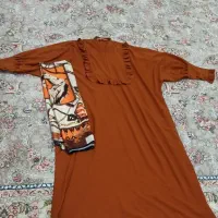 عبا و روسری آجری سایز ۳۶ تا ۵۴/۵۶