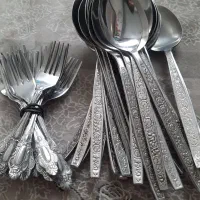قاشق چنگال وچنگال کوچیک