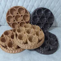 سبدبافی محصولات طرح حصیر|ظروف سرو و پذیرایی|شیراز, حافظیه|دیوار