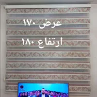پرده شید زبرا سالم و سلامت در حد نو