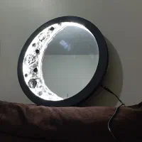 آینه ماه|آینه|باغستان, |دیوار