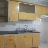 کابینت فلزی آشپزخانه همراه با هود و سینک|آب‌چکان و نظم‌دهنده ظروف|ساری, |دیوار