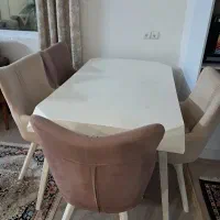 میز نهارخوری۶ نفره به همراه ۴ صندلی