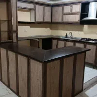کابینت به همراه سینک، گاز و هود