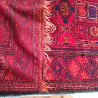 قالیچه دیوارکوب ترکمن کهنه ۱۲۰ ساله کلکسیونی|فرش|اصفهان, جلفا|دیوار