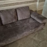 مبل L شکل قهوه ای|مبلمان خانگی و میز عسلی|تهران, گلاب دره|دیوار