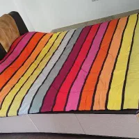 تخت خواب دونفره چرمی