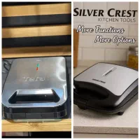 ساندویچساز ۸خانه صفحه ثابت تفال 7052 سیلورکرست 802