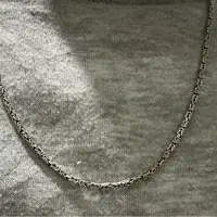زنجیر کرال ترک نقره /زنجیر مردانه عیار ۹۲۵