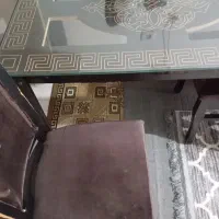 میز نهارخوری سالم شیشه تازه تعویض شده