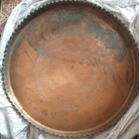 فروش ۲ سینی مسی قدیمی