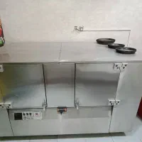 دستگاه فر ریلی پیتزا تمام اتوماتیک