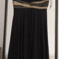 لباس مجلسی حریر بلند مشکی