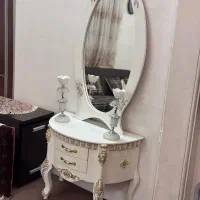 آینه کنسول شمعدان|بوفه، ویترین، کنسول|لاهیجان, شهرک جانبازان|دیوار