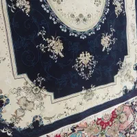 فرش ماشینی سرمه ای کرم درحدن ۶متری|فرش|تهران, هروی|دیوار