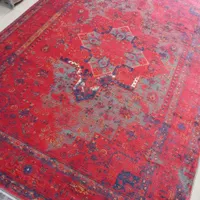 فرش گل برجسته تمام نخ بامبو|فرش|بندرعباس, |دیوار