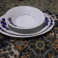جینی  گل ابی طلا کوب نسبتن قدیمی|ظروف سرو و پذیرایی|نهاوند, |دیوار