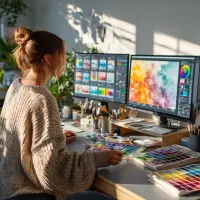 طراحی لوگو کاتالوگ بنر پوستر جلد لیبل کارت تراکت