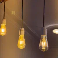 لوستر و آویز مینیمال با ۴ لامپ ادیسونی ۴ وات|لوستر و چراغ آویز|مشهد, هفت تیر (حافظ)|دیوار