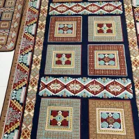 قالیچه بسیار زیبا و‌خوش اب و رنگ