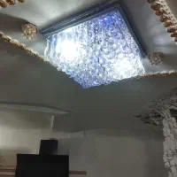 لوستر تمام کریستال الی دی دار|لوستر و چراغ آویز|اردبیل, |دیوار