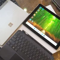 مینی لپتاپ تبلت Surface + ویندوز11 + کیبورد +شارژر