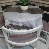 میز ناهارخوری چهار نفره|میز و صندلی غذاخوری|گرمسار, |دیوار