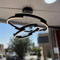 لوستر نئون|لوستر و چراغ آویز|شیراز, سیاه سنگ|دیوار