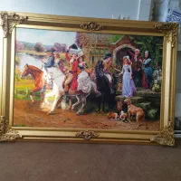 تابلو فرش به ابعاد یک متر در یک ونیم|تابلو فرش|گلپایگان, |دیوار