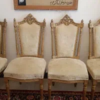 6عدد صندلی اصل سلطنتی|میز و صندلی غذاخوری|خرم‌آباد (تنکابن), |دیوار