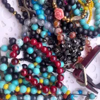 دستبندمهره ای ست نو