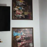 دو عدد تابلوی بزرگ 160 سانتی مدل شام آخر