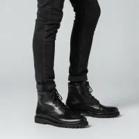 نیم بوت مردانه زیپی مدل Bershka -مشکی|کیف، کفش، کمربند|صومعهسرا, |دیوار