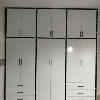 کمد دیواری تخت تاشو اشکاف ملامینه ام دی اف