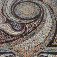 فرش ۹ متری کهکشان سرمه‌ای ۱۰۰۰ شونه