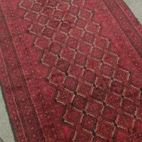 قالیچه دستباف کارکرده ولی تمیز با نخ مرغوب پشمی