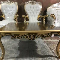 مبل نه نفره افسون رنگ چوب عسلی ،