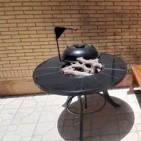 میز آتشدان و نیمکت چوب روس|بخاری، هیتر، شومینه|شیراز, فرگاز|دیوار