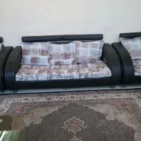 مبل راحتی ۷ نفره با کیفیت و راحت و لوازم چوبی منزل|مبلمان خانگی و میز عسلی|قرچک, داوود آباد|دیوار