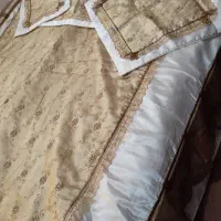 روتختی دونفره حریر شیشه ای