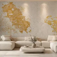 پتینه دیوار. تابلو پتینه. گچبری مدرن.پاپیه ماشه
