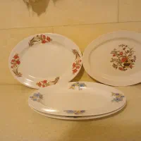 دیسهای‌ملامین‌قدیمی‌‌درطرحهای‌زیبانو