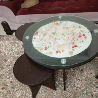 میز جلو مبلی به همراه 4 عسلی