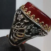 انگشتر نقره سنگ عقیق