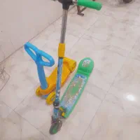 ۲عدد اسکوتر  یکی آهنی یکی پلاستیکی