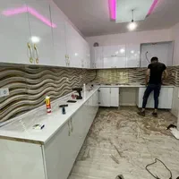 کابینت آماده آشپزخانه/آزین چوب/سفارشی وکیوم|مصالح و تجهیزات ساختمان|مشکین‌دشت, |دیوار