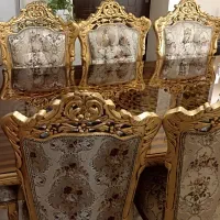 مبلمان سلطنتی بهمراه غذاخوری|مبلمان خانگی و میز عسلی|تهران, صادقیه|دیوار