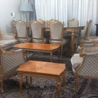 مبل و.میز ناهارخوری استیل در حد نو|مبلمان خانگی و میز عسلی|قائمشهر, |دیوار